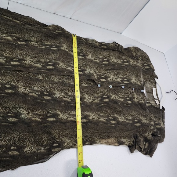 Rare Vintage 90's Dana Buchman Dress Luxury 2 Piece Snake Print 14 With Tags NOS - Picture 12 of 16